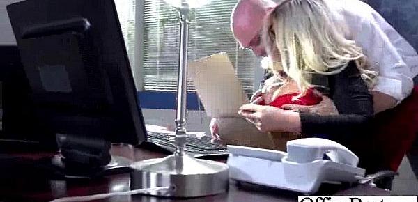  Horny Girl (julie cash) With Big Juggs Hard Banged In Office mov-20